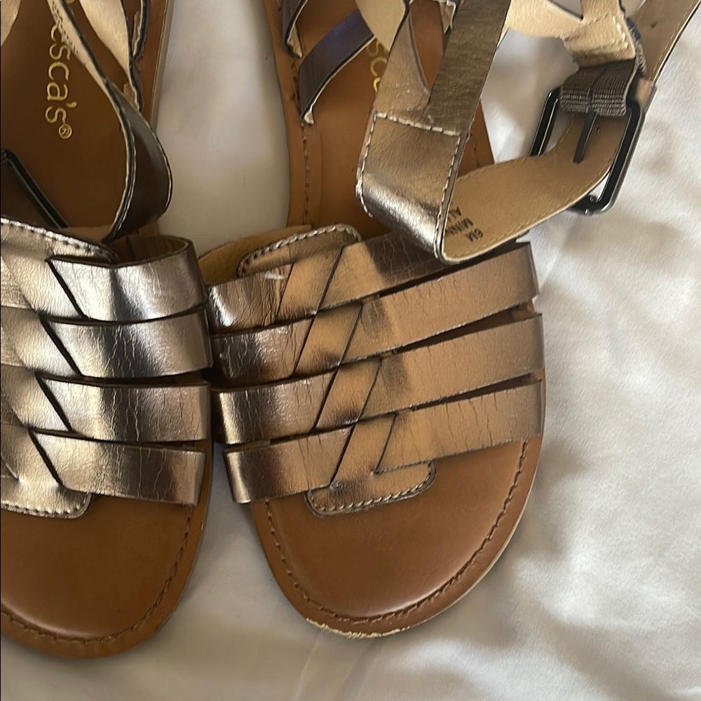 SAS Metallic Sandals - Picture 10 of 14